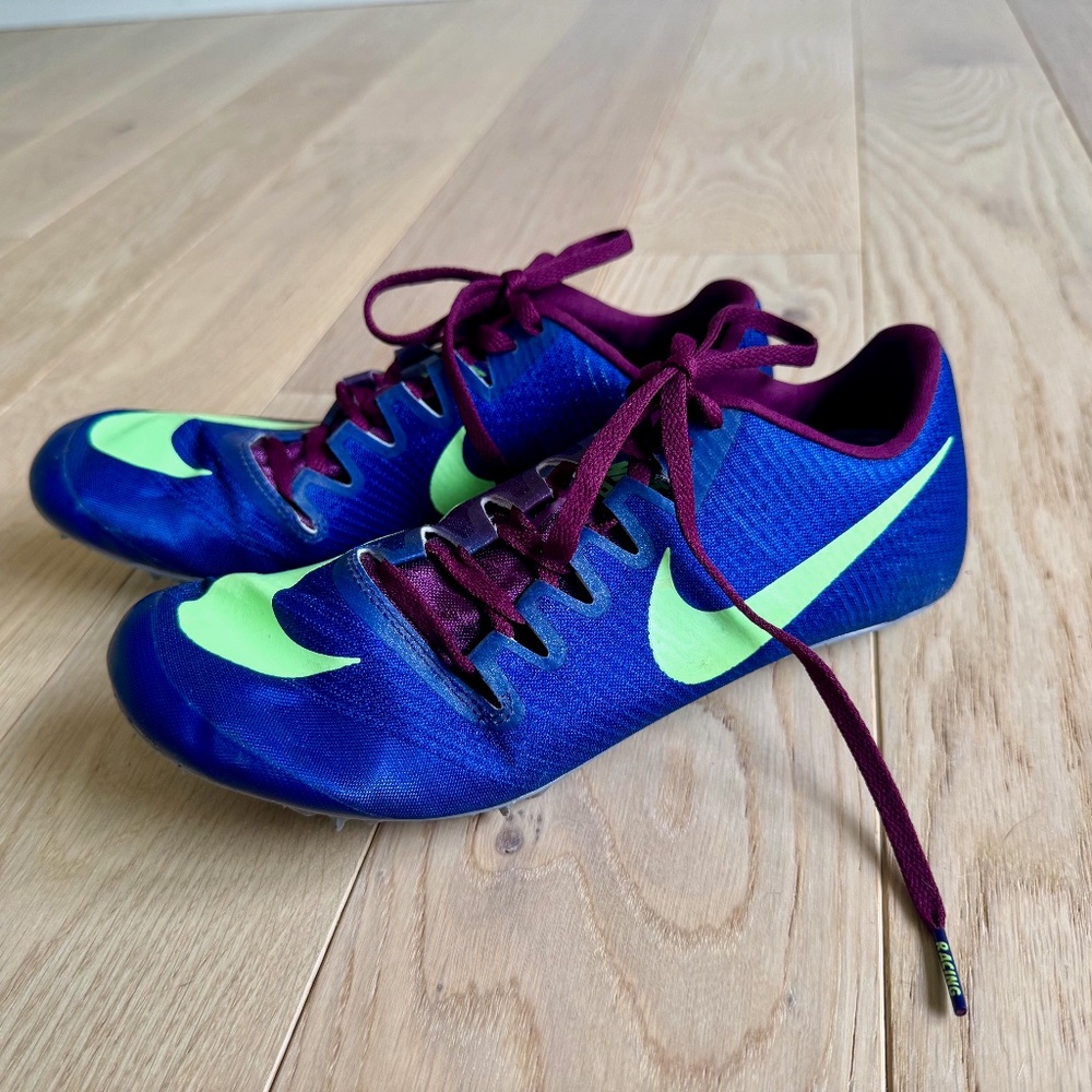 Nike Zoom Ja Fly 3 Unisex Track & Field Running Spikes, Purple, M 6.5 / W 8, GUC